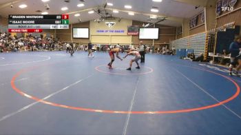 141 lbs Cons. Round 5 - Isaac Moore, Unattached vs Braden Whitmore, Arizona Christian University
