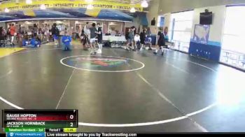 106 lbs Round 2 (8 Team) - Gauge Hopton, Deland Bulldog WC vs Jackson Hornback, AP X Kame