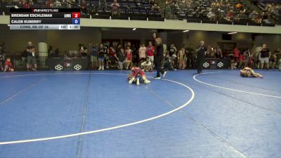 100 lbs Cons. Rd Of 16 - Brendan Eschleman, Level Up Wrestling Center vs Caleb Kuberry