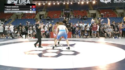 190 lbs Champ. Rd Of 32 - Noah Sandlin, Ohio vs Riley Johnson, Nebraska