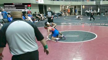 127 lbs Quarterfinals (8 Team) - Lucas Wymer, Decorah, IA vs Jaden Williams, Wellington, FL