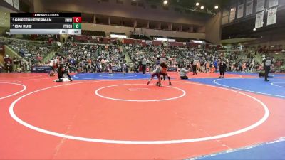 83 lbs Cons. Semi - Isai Ruiz, Fayetteville Youth Wrestling Club Rhinos vs Griffen Lederman, Pottsville Apache Youth Wrestling