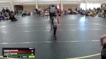 46 lbs Round 1 (6 Team) - Mason Buckner, Bad Bass vs Wyatt Sindone, Dundee WC