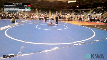 61 lbs Consi Of 8 #2 - Jaxon Ditmore, Team Tulsa Wrestling Club vs Christian Schwahn, Chandler Takedown Club