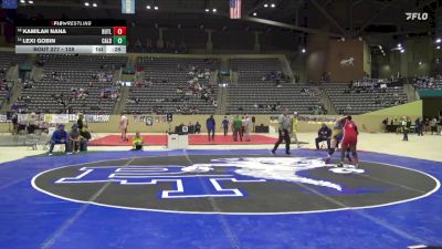 138 lbs Cons. Round 3 - Kamilah Nana, Butler vs Lexi Gobin, Caldwell County