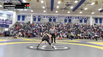 126 lbs Champ. Round 2 - Dawson Berndt, Fremont Ross vs Ty Stockman, Defiance