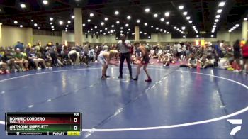 106 lbs Round 2 Champ & Wb (32 Team) - Dominic Cordero, TNWA #1 vs Anthony Shifflett, Team Shutt Weston