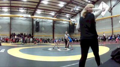 100 lbs Champ. Round 2 - Araceli Clem, Canon-McMillan vs Paityn High, Olentangy Orange