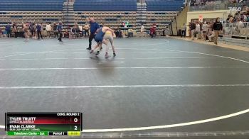 126 lbs Cons. Round 2 - Tyler Truitt, Loyola-Blakefield vs Evan Clarke, Our Lady Of Mt. Carmel