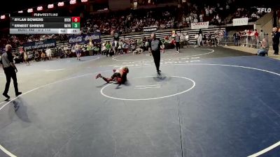 D 2 113 lbs Cons. Semi - Rylan Bowers, Belle Chasse vs Ernest Shreve, Rayne