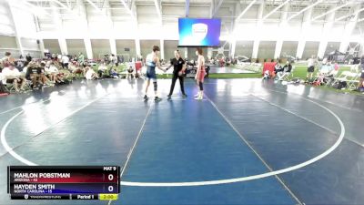 138 lbs Round 1 (6 Team) - Mahlon Pobstman, Arizona vs Hayden Smith, North Carolina