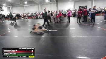 65 lbs Cons. Round 3 - Samson Taylor, NoWorries Academy vs William Cates, Fort Mill