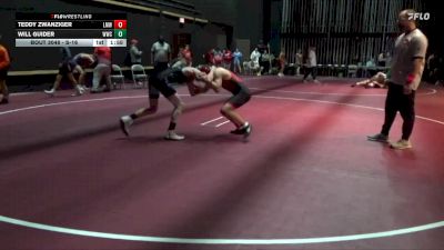 S-16 lbs Quarterfinal - Will Guider, Westside Wrestling Club vs Teddy Zwanziger, LMWC