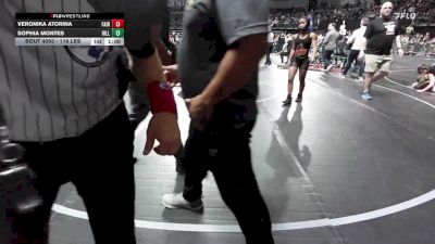 119 lbs Quarterfinal - Veronika Atorina, Fair Lawn vs Sophia Montes, Hillsborough