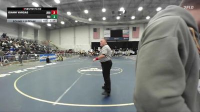 101 lbs Round 1 (3 Team) - Gianni Vargas, John H Glenn HS vs Alyn Capen, Peru Sr HS