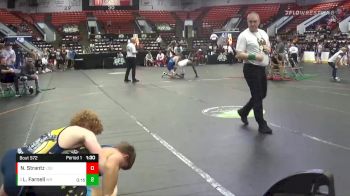 160 lbs Cons. Round 5 - Logan Farnell, Warrior RTC vs Noah Strantz, Legends Of Gold