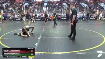 90 lbs Cons. Round 5 - Murphy Lengkeek, Michigan Grappler RTC vs Leont`e Hardiman, Pontiac Jr Huskies Wrestling