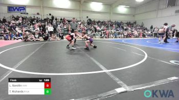 55 lbs Final - Luke Sandlin, Vian Wrestling Club vs Tye Richards, Roland Youth League Wrestling