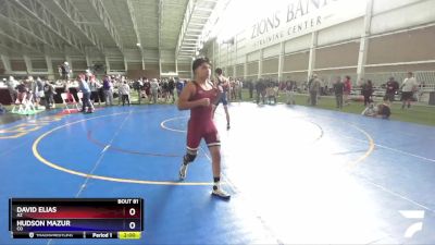 138 lbs Champ. Round 1 - David Elias, AZ vs Hudson Mazur, CO