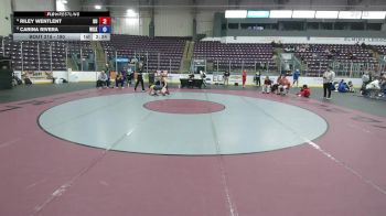 180 lbs 5th Place Match - Carina Rivera, Wilkes vs Riley Wentlent, D`Youville