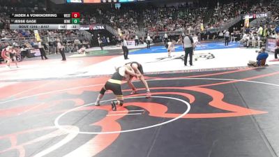 Cons. Round 3 - Jesse Gage, Bellevue West vs Jaden A Vonknorring, Omaha Westside