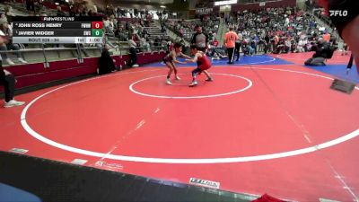 64 lbs Semifinal - Javier Widger, Saints Wrestling Club vs John Ross Henry, Fayetteville Wild Hog Wrestling