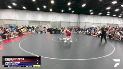 285 lbs Semis & 3rd Wb (16 Team) - Callen Smithpeter, Missouri vs Caleb Vancura, Minnesota Blue