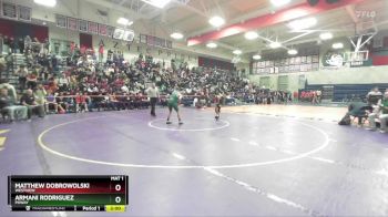 113 lbs Champ. Round 1 - Matthew Dobrowolski, Westview vs Armani Rodriguez, Poway