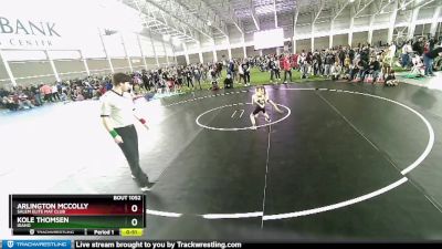 53 lbs Quarterfinal - Arlington McColly, Salem Elite Mat Club vs Kole Thomsen, Idaho