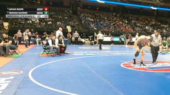175 Class 3 lbs Quarterfinal - Tristan Waters, Smithville vs Lucas Waite, Jefferson City