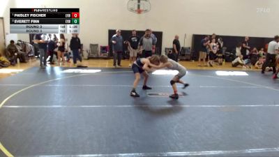 95 lbs Round 3 - Paisley Fischer, Carolina Reapers vs Everett Finn, Grizzlies Wrestling Club