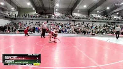 110 lbs Cons. Round 4 - Jt Hribar, Lathrop Youth Wrestling Club-AAA vs Casen Terry, Dexter Youth Wrestling Club-A