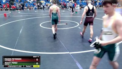 150 lbs Round 2 - Mason Petersen, Columbus vs Rocky Perez, Gretna