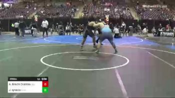 285 lbs Consolation - Arik Brecht Crabtree, Dallas vs Jaylen Ignacio, Stout Wrestling Academy