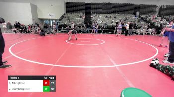 97 lbs Rr Rnd 1 - Frank Albright, Washington Twp vs Zack Blomberg, South Side Wrestling Club