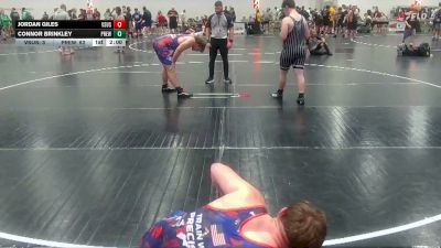 218 lbs Round 1 (8 Team) - Connor Brinkley, Precision WA vs Jordan Giles, VSUS Syndicate