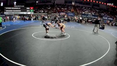 D 1 126 lbs Cons. Round 5 - Braiden Marengo, Dutchtown vs Ryder Rousselle, Brother Martin