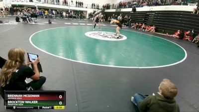 157 lbs Cons. Round 2 - Brennan Mcgowan, Jackson Hole vs Brockton Walker, Mountain View