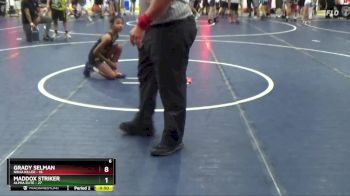 72 lbs Round 5 (6 Team) - Aubree Thompson, Alpha Elite vs Robert Wilson, Ninja Killer