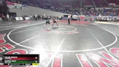 6A-106 lbs Champ. Round 2 - Caleb Enoch, Clackamas vs Romeo Daly, West Linn