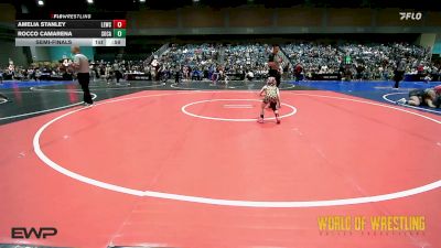 40 lbs Semifinal - Amelia Stanley, Legacy Elite Wrestling Club vs Rocco Camarena, SoCal Hammers