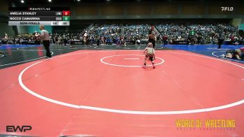 40 lbs Semifinal - Amelia Stanley, Legacy Elite Wrestling Club vs Rocco Camarena, SoCal Hammers