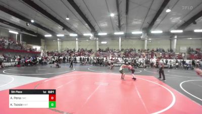 87 lbs 5th Place - Aiden Pena, Cwc vs Keanu Tsosie, Kirtland Broncos