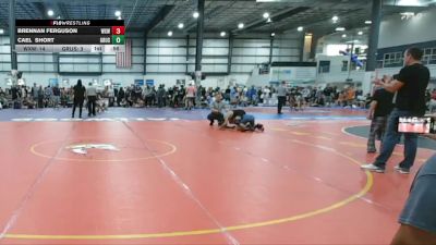 132 lbs Allday - Brennan Ferguson, WAXHAW WRESTLING vs Cael Short, GROUND UP USA