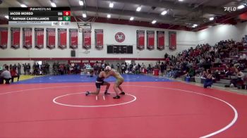 165 lbs Champ. Round 1 - Jacob Moreo, Unattached vs Nathan Castellanos, Cerritos College