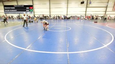 88 lbs Round 3 (12:30pm Saturday) - Rocco Fabri, Dynasty Black vs Caleb Kuberry, Westshore D.S.