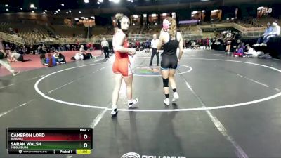 115 lbs Cons. Round 4 - CAMERON LORD, Sunlake vs Sarah Walsh, Middleburg