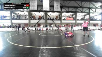 92-100 lbs Cons. Round 2 - Kayne Rhynes, PSF Wrestling Academy vs Grayson Haas, Team Mascoutah WC