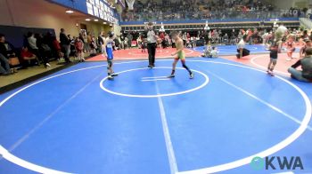 80 lbs Final - Rex McDonald, Team Tulsa Wrestling Club vs Evan Hasselbring, Winfield Youth Wrestling Club