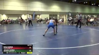 120 lbs Round 3 (16 Team) - Edwin Alsina, Bulldog Wrestling vs Kyle Kerns, Griffin Fang